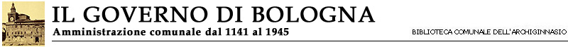 Il governo di Bologna