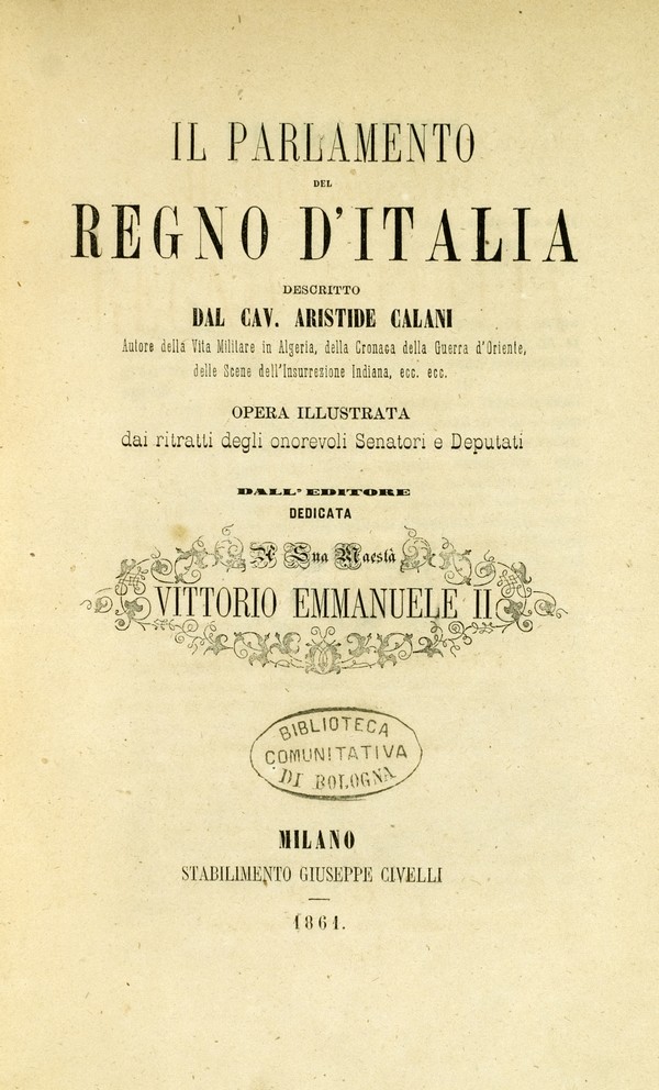 Nascita di una nazione immagini del risorgimento italiano for Nascita del parlamento italiano